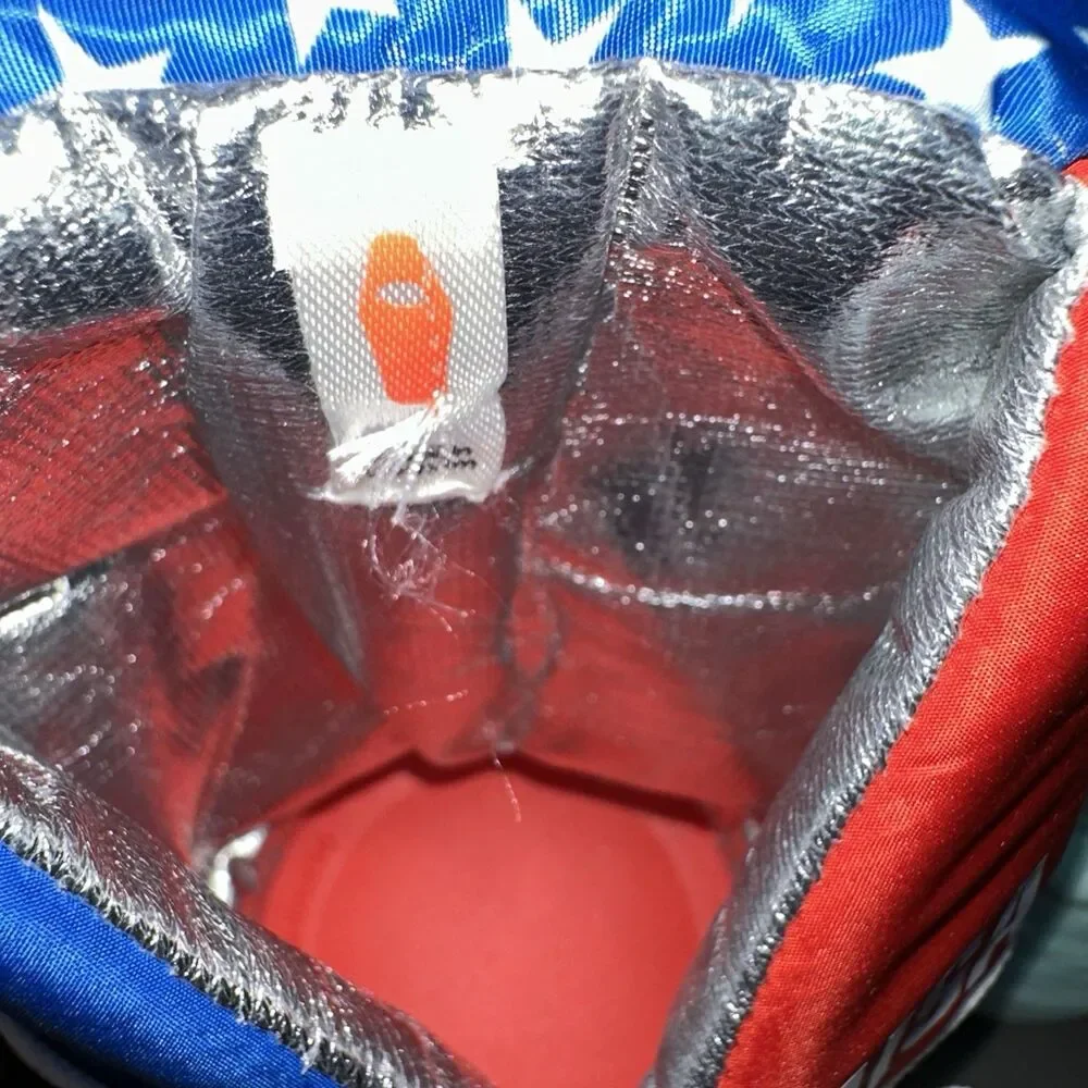 2 Puffin Adventurer Vest Insulated Drink Holder Coozie Koozie Mint & Liberty USA